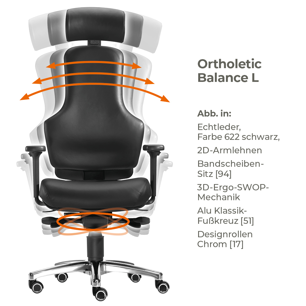 Ortholetic Balance L – Die Sitzgranate vorkonfiguriert 